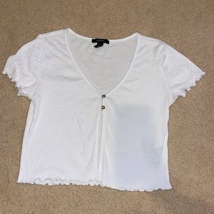 Forever 21 Ribbed Knit T-Shirt